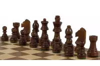 Szachy turniejowe Sunrise nr 3 Exclusive (30x30cm) WALNUT